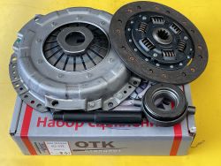 Комплект зчеплення Москвич - 412, 2140 (кошик-диск-вижимний) "ОТК"