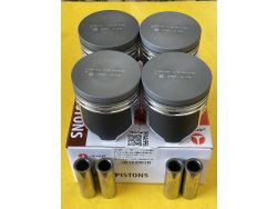 Поршня цилиндра анодированные + пальцы  ВАЗ 2101-2107 Ø 76.0 ( к-т.)  «AMP»  