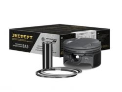 Поршень цилиндра ВАЗ 21083, 11113 d=82,8 гр.B М/К (Black Edition/EXPERT+п.п+п.кольца) «Мотордеталь - Кострома»